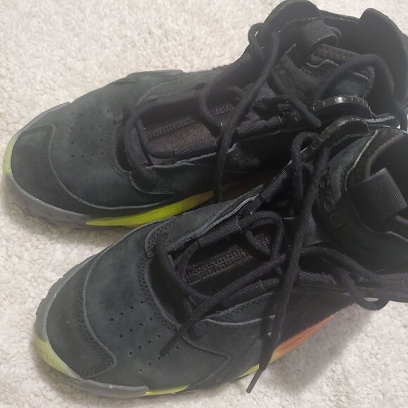 Adidas Streetball J Core mens sneakers size 9 basketball black Lace-up EF9606 - Picture 15 of 16